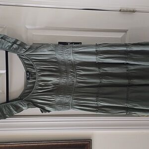 TRIXXI BRAND WOMEN'S JUNIOR PLUS SIZE GREEN SUNDRESS SIZE XXL
